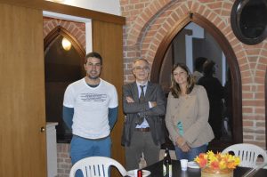 O prefeito de Orio Litta, Sr. Pier Luigi, nos prestigia.